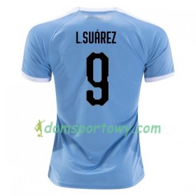 Koszulka Urugwaj Luis Suarez 9 Domowe Koszulki Piłkarskie 2019 Copa América Krótki Rękaw